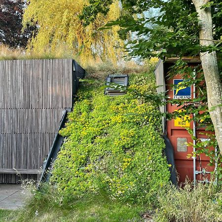 Tiny-House Van Zeecontainers Bij Het Bos Oranjewoud Exterior foto
