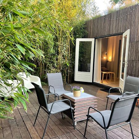 Tiny-House Van Zeecontainers Bij Het Bos Oranjewoud Exterior foto